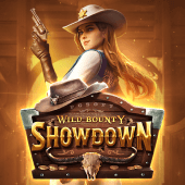 Wild Bounty Showdown game cover with cowboy bounty theme